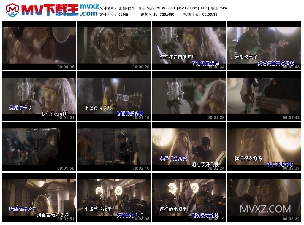 张蔷-夜车_国语_流行_YEA00380